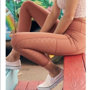 Aerie Leggings with Laser Cut Details